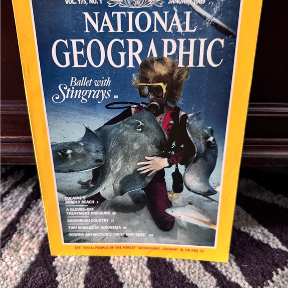 National Geographic Complete 1989 Issues with Maps - Picture 2 of 13